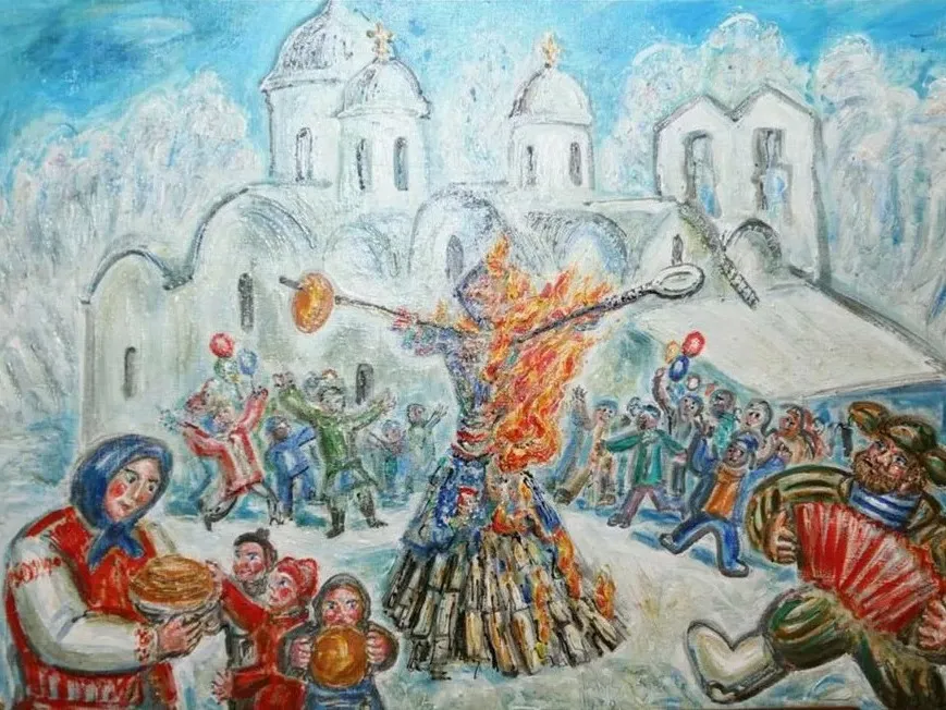 Сож­же­ние чу­чела Мас­ле­ницы