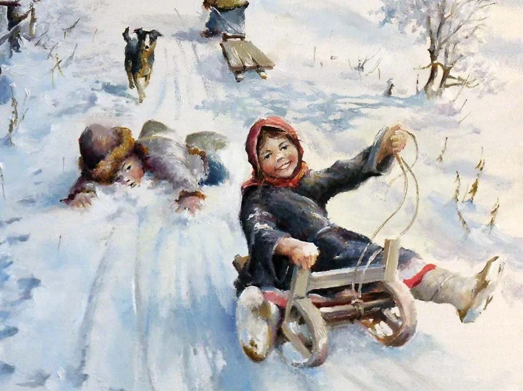 Ка­тания с гор и на ло­шадях